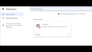 EasySearch browser hijacker  how to remove [upl. by Horbal]