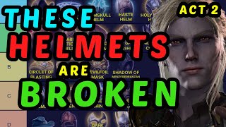 BAN These Items  BG3 Helmets Tier List and Guide  Act 2 [upl. by Swain]