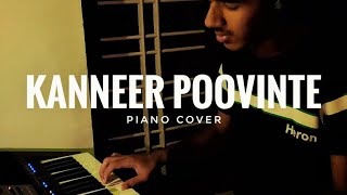 Kanneer Poovinte  Short piano cover  Melvin OnCover [upl. by Nonnair]