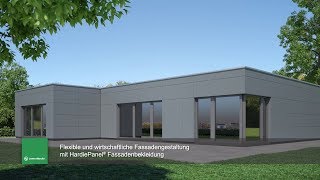 Fassadenverkleidung mit HardiePanel®  Installationsvideo [upl. by Akerboom]