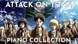 Attack on Titan Piano Collection  Peaceful Remixes StudySleepRelaxationChill [upl. by Torres]