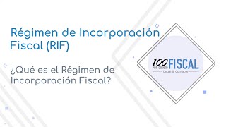 Declaración Anual de Persona Física  Régimen de Incorporación Fiscal RIF [upl. by Arehs]