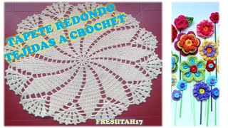 Tapete redondo tejido con crochet paso a paso en español [upl. by Pammi408]