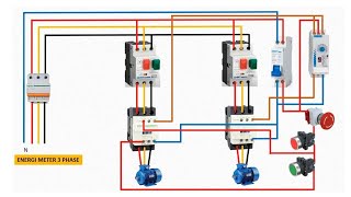 How to Connection timed motor with Emergency Stop  motor control [upl. by Gilbertine156]