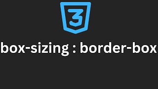 CSS boxsizing  borderbox [upl. by Lemaceon]