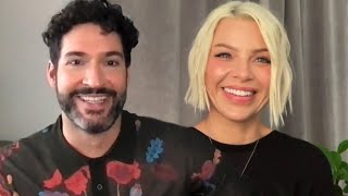 Lucifer Tom Ellis and Lauren German REACT to Series Finale [upl. by Ynamrej]