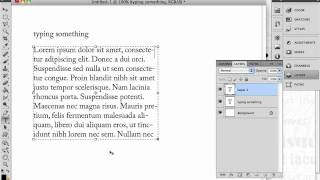 Photoshop CS5  Block Text [upl. by Rothenberg260]