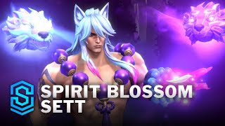 Spirit Blossom Sett Wild Rift Skin Spotlight [upl. by Aderf985]