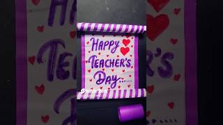 Easy teachers day card  diy teachers day gift idea youtube shorts [upl. by Careaga643]