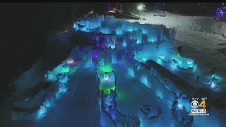 First look at New Hampshire Ice Castles [upl. by Samal]