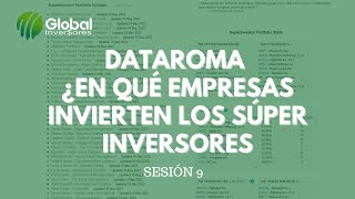 Dataromacom  En qué Empresas Invierten los Súper Inversores [upl. by Mateusz87]