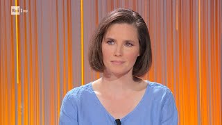 Delitto Meredith Kercher Amanda Knox quotSono una vittima come lo è Lumumbaquot  Cinque Minuti 110624 [upl. by Atterahs]