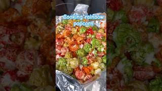 cooking rainbow popcorn with enthusiasm are you interested in trying it at home [upl. by Laersi]