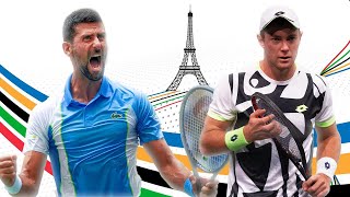 Novak Djokovic vs Dominik Koepfer Highlights Paris Olympics 2024 🔴 [upl. by Yllehs]