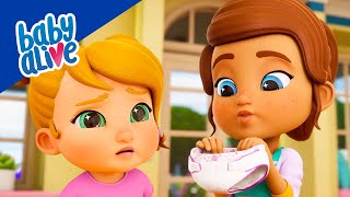 Baby Alive Official 🧷 Packing the Dolls Diaper Bag 💨 Kids Videos 💕 [upl. by Vita]