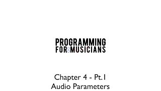 Programming For Musicians SNEAK PEEK 2 [upl. by Akimehs]