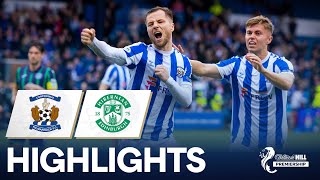 Kilmarnock 11 Hibernian  Anderson Late Equaliser Puts Killie Level  William Hill Premiership [upl. by Llohcin]