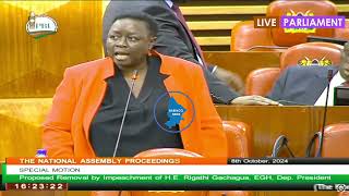 Raila Odingas Sister Hon Ruth Odinga tells DP Rigathi Gachagua to resign like her father Jaramogi [upl. by Hilaria]