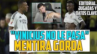 SÍ VINICIUS HIZO UN PARTIDO HORRIBLE PERO LO DE QUE NO PASA A MBAPPE Y ES NARRATIVA CHIRINGUITERA [upl. by Anaira]