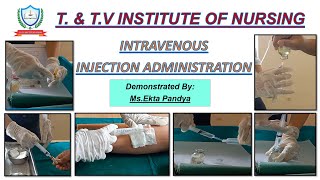 Intravenous injection [upl. by Bennet157]