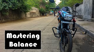 04 How to Balance a Motorcycle for Beginners  Bike Sikho in 30 Days 2020 Course [upl. by Ecidnacal595]