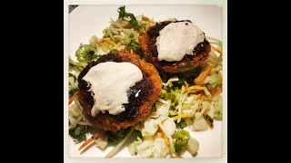 Vegetarian Seekh Kebabs over a bed of power greens [upl. by Bocock]