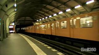 UBahn Berlin Nachts auf der U1  Kottbusser Tor amp Hallesches Tor [upl. by Miett]