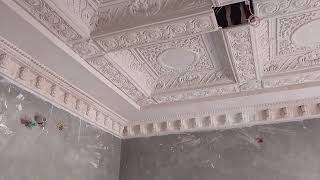 Ceiling panels and moldings are docover we [upl. by Tratner]