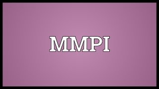 MMPI Meaning [upl. by Ehr200]