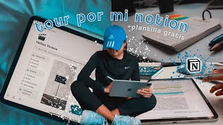 ¿cómo organizo mi vida con notion  plantilla gratis 📓 l universidad hábitos salud mental [upl. by Kassia11]