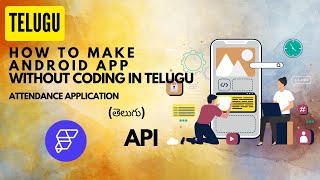 how to make android app without codingAPI in telugu [upl. by Leafar]