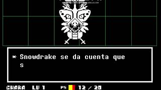 Snowdrake Undertale RutaPacifista Parte 7 [upl. by Enneira]