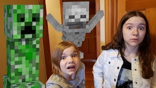 Chased By A Creeper Minecraft Treasure Hunt [upl. by Blythe929]