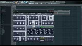 DUBSTEP SOUND  FL Studio NIMDA TEAROUT BASS TUTORIAL USING MASSIVE EDM [upl. by Nile]