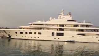 QUANTUM BLUE 104 meter Private Super Yacht by Luerssen [upl. by Gun]