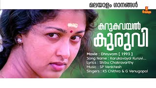 Karukavayal Kuruvi Malayalam Song  Dhruvam Movie Song  Mammootty  Jayaram  Gouthami [upl. by Yvad]