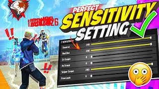 Best Sensitivity Setting For Headshot⚙️ In Free Fire After Update ☠️  200 Sensitivity TIPS [upl. by Tsiuqram622]