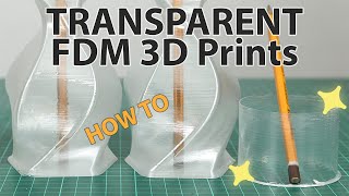 Transparent 3D Prints with ColorFabb XT [upl. by Hercule27]