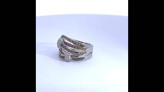 Diamantring Weißgold 14 Karat 585 Diamanten 077ct W SI [upl. by Gregoor]