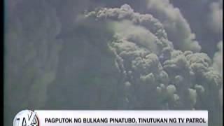 How TV Patrol covered the Pinatubo eruption [upl. by Singhal523]