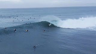 Surfing Swamis at 68 ft  Drone Footage  December 31 2023 [upl. by Yesmar]