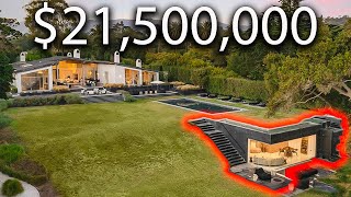 Touring A Cliffside Mega Mansion With Secret Underground Bunker [upl. by Koy]