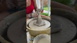 pottery art pottery throwing artstudio handmade ceramics vase [upl. by Zeena]