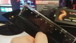 ADATA at CES 2018 Jellyfish DRAM [upl. by Kciwdahc648]