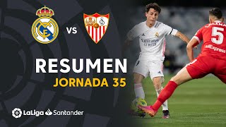 Resumen de Real Madrid vs Sevilla FC 22 [upl. by Eugilegna]