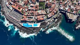 Tenerife Garachico Outlook airial view [upl. by Bayless]