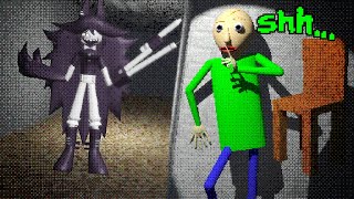 Baldi Fights Miss Circle Miss Circles Attack  Baldis Basics MOD [upl. by Antonia294]