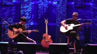 U2 With or Without You  Sungha Jung and Trace Bundy live [upl. by Edmonda]