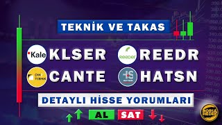 Kale Seramik Hisse Analizi  Reeder Hisse Yorum  Cante Hisse Analiz  Hatsan Hisse Yorum  KLSER [upl. by Sessler]