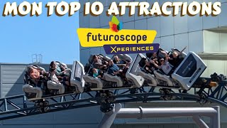 MON TOP 10 ATTRACTIONS AU FUTUROSCOPE 2024 [upl. by Sirred601]